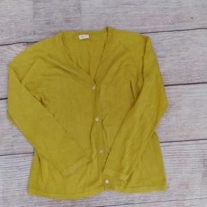 Orange thin rust sweater silk blend sz 10